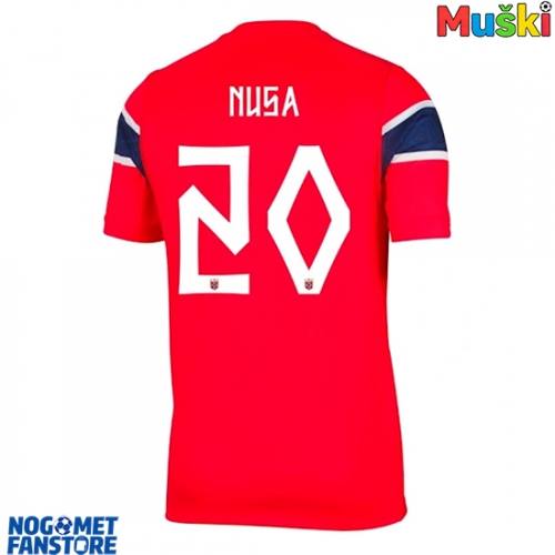 Norveška Antonio Nusa #20 Domaci Dres SP 2026 Kratak Rukav